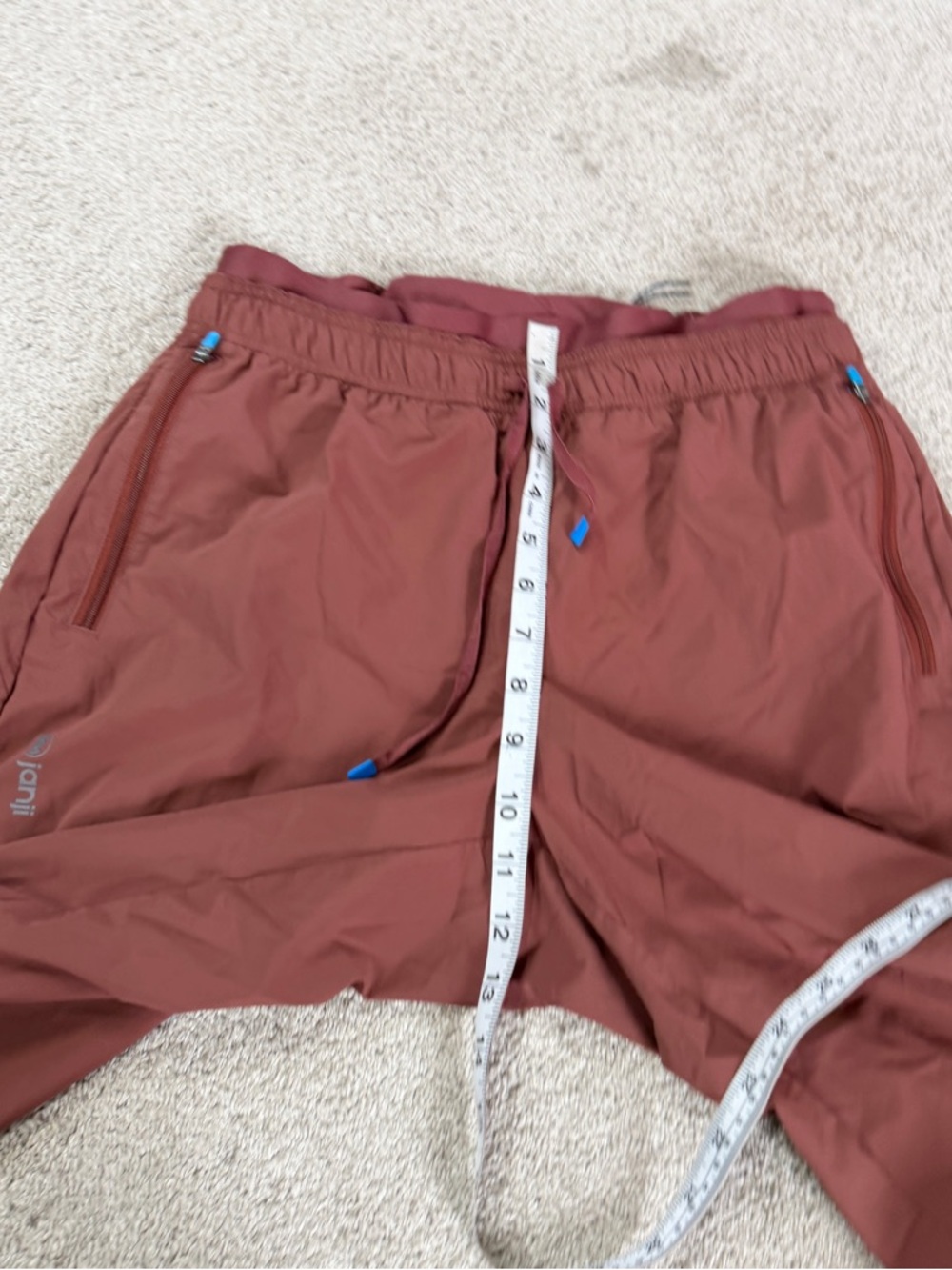 Janji Women's Atlas Multi Pants High Rise Running Lightweight in Goji M - Picture 11 of 15